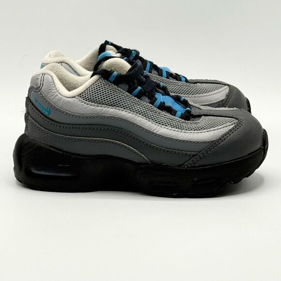 Nike Air Max 95 Recraft Blue and Gray - Kids US 10C / CJ3908-002 - Picture 1 of 11